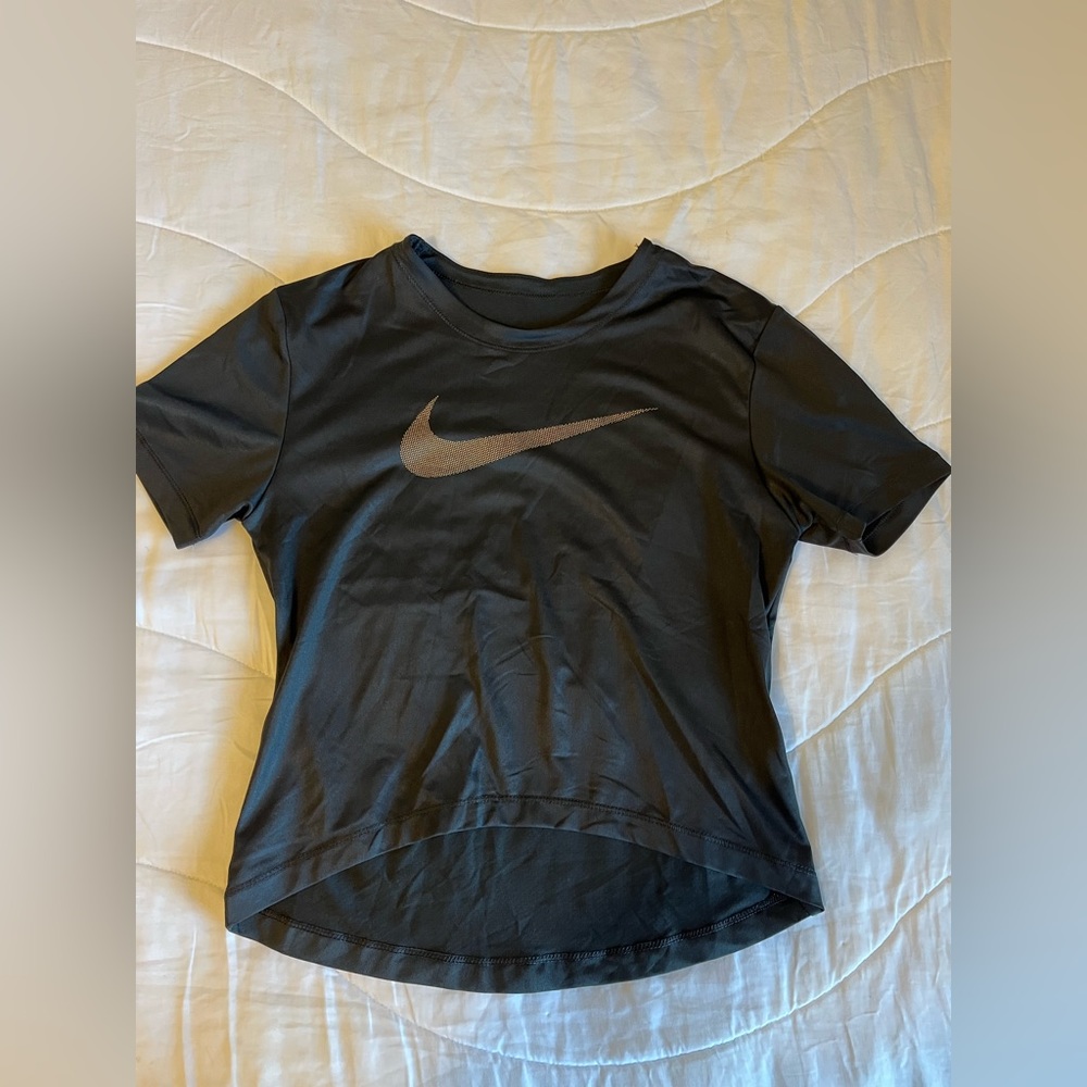 Nike Black Cropped Tee